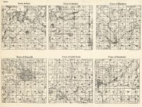 Grant County - Paris, Smelzer, Ellenboro, Platteville, Little Grant, Fennimore, Wisconsin State Atlas 1930c